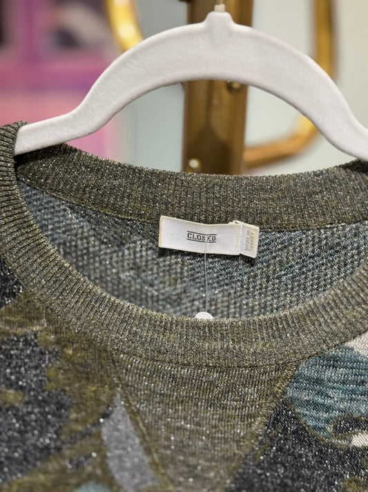 Closed - Pullover - camouflage Lurex