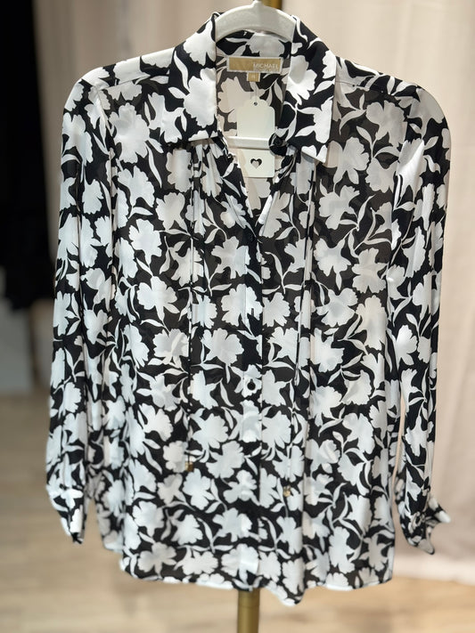 Michael Kors - Bluse - schwarz-weiß