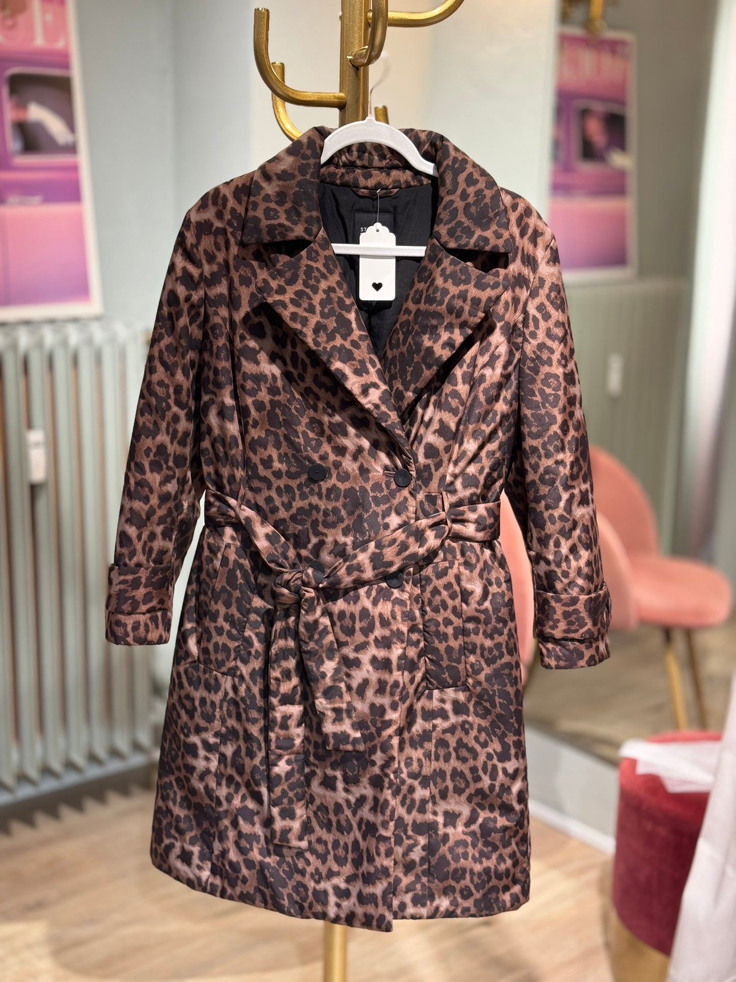 Steffen Schraut - Mantel/Trenchcoat - Leoparden-Muster