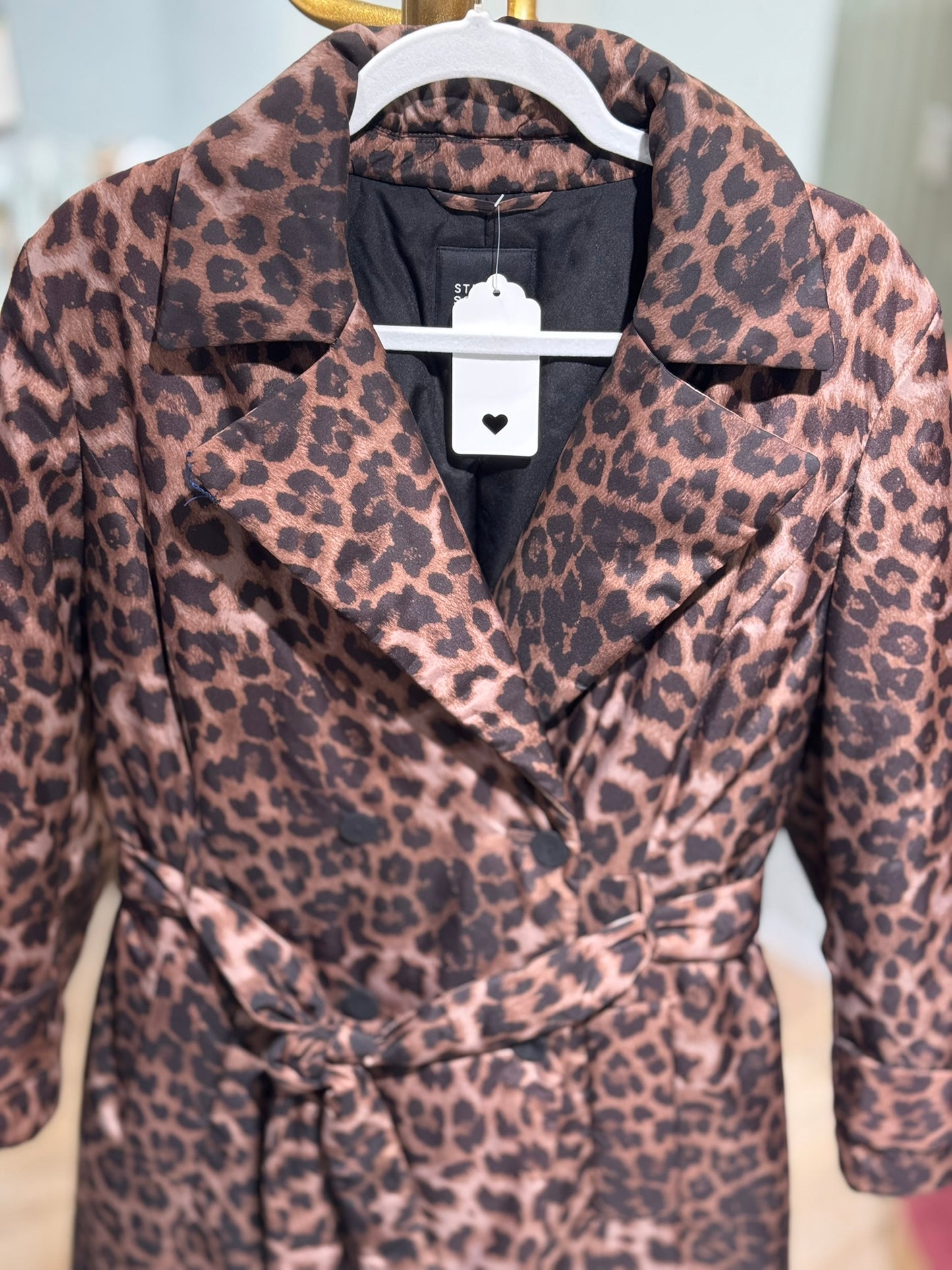 Steffen Schraut - Mantel/Trenchcoat - Leoparden-Muster