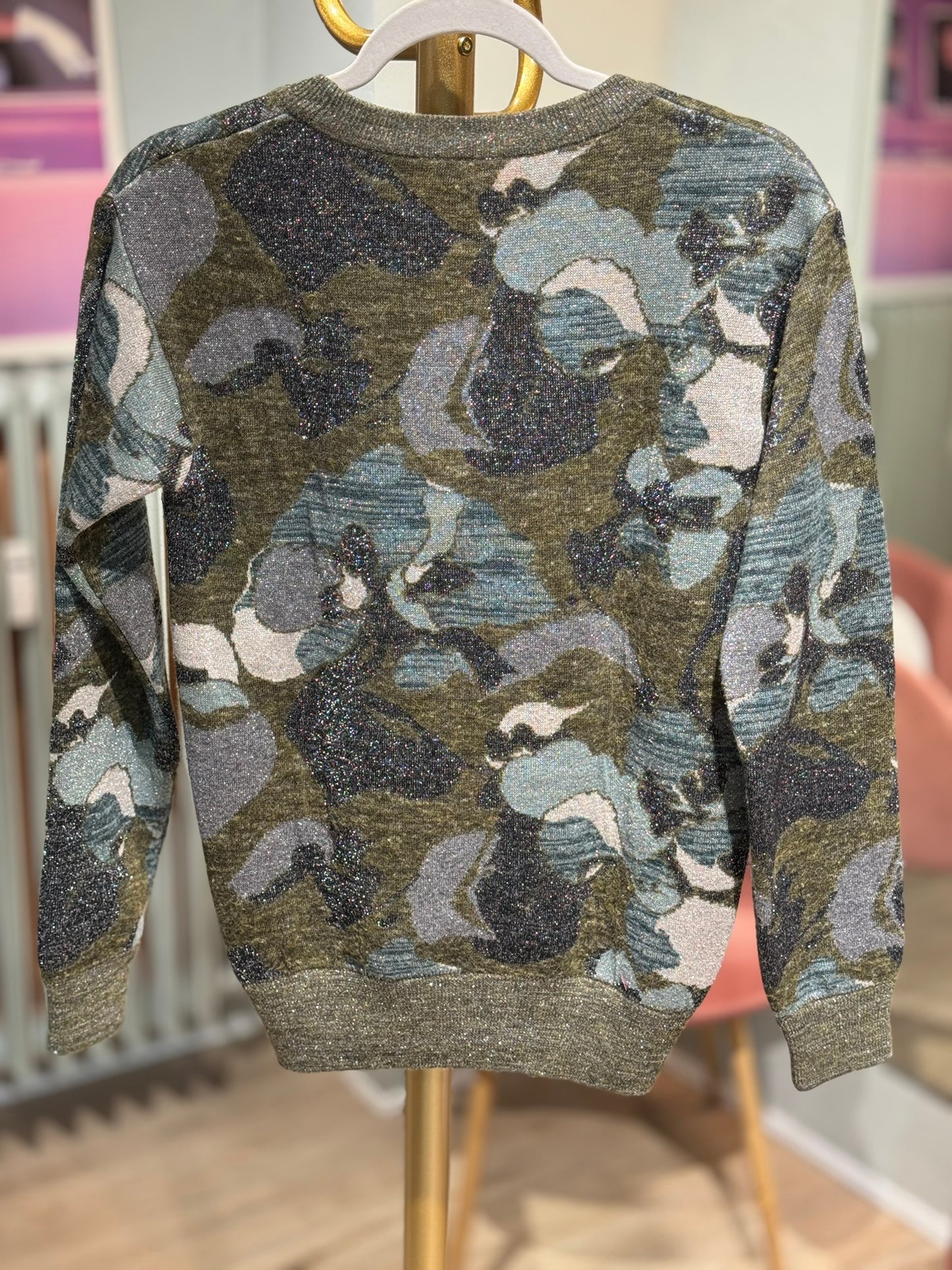Closed - Pullover - camouflage Lurex