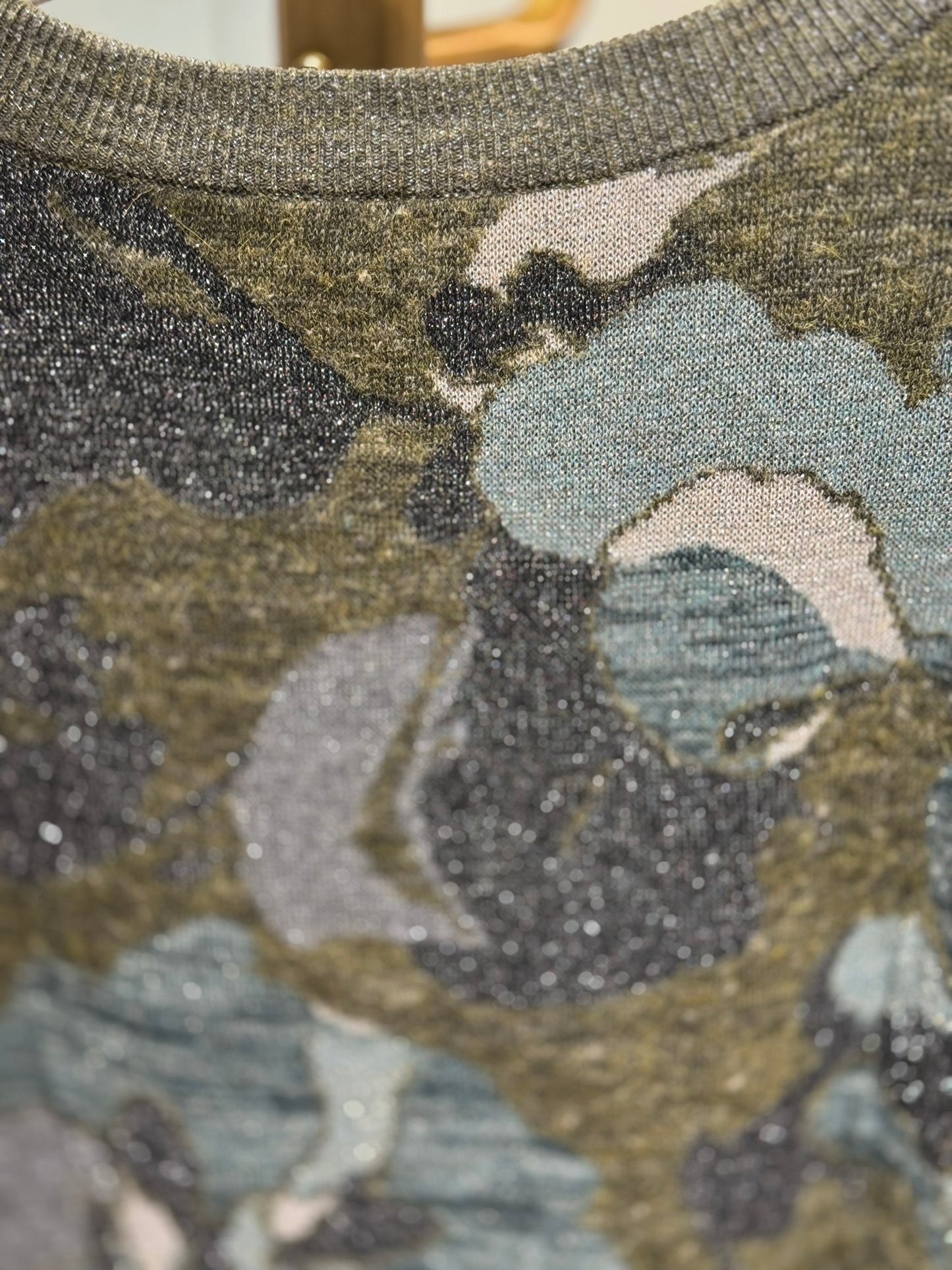 Closed - Pullover - camouflage Lurex