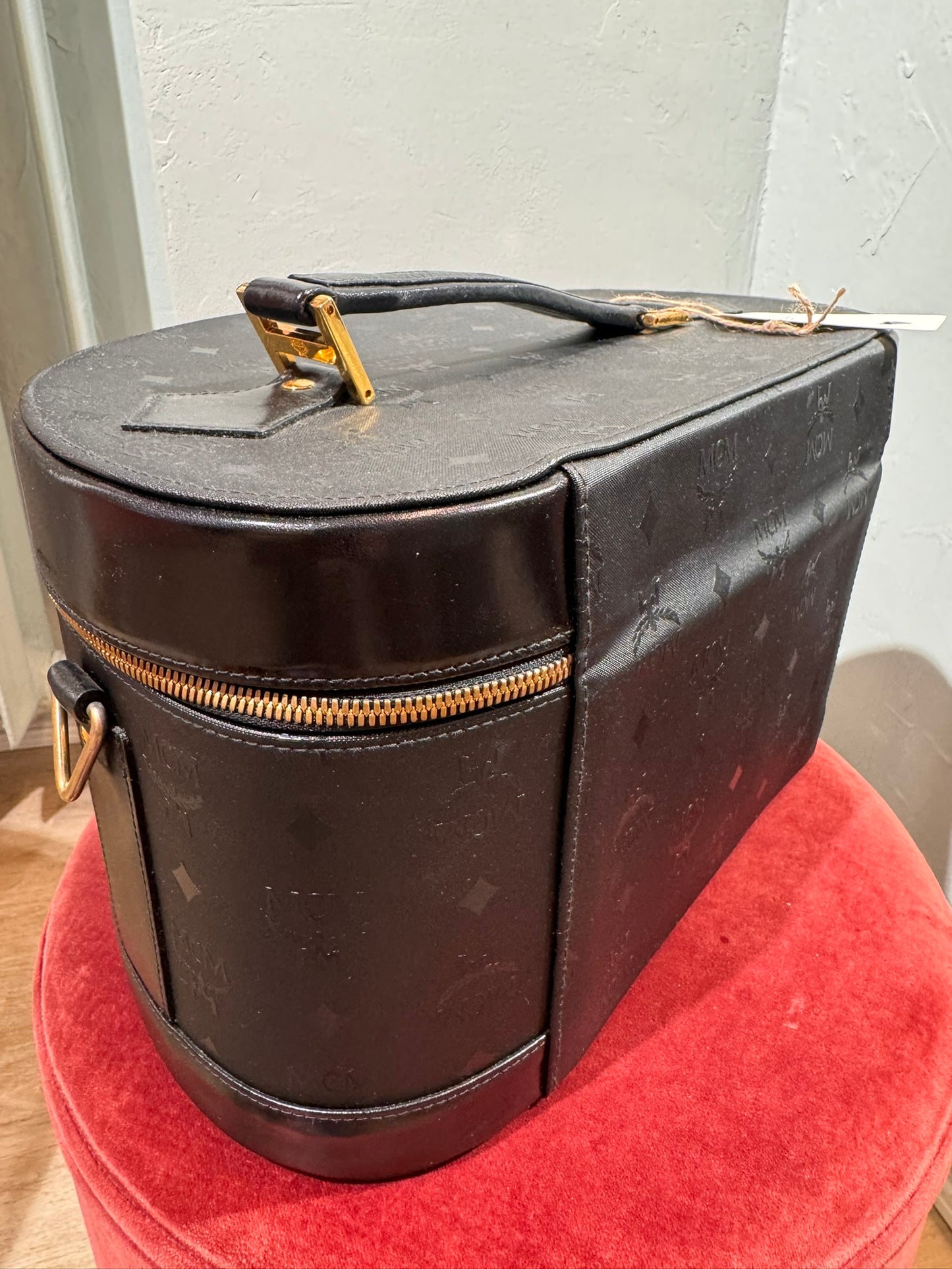 Kosemetik Koffer MCM schwarz Vintage