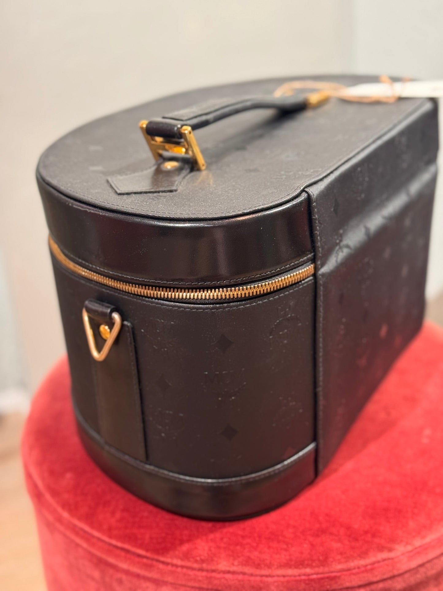 Kosemetik Koffer MCM schwarz Vintage