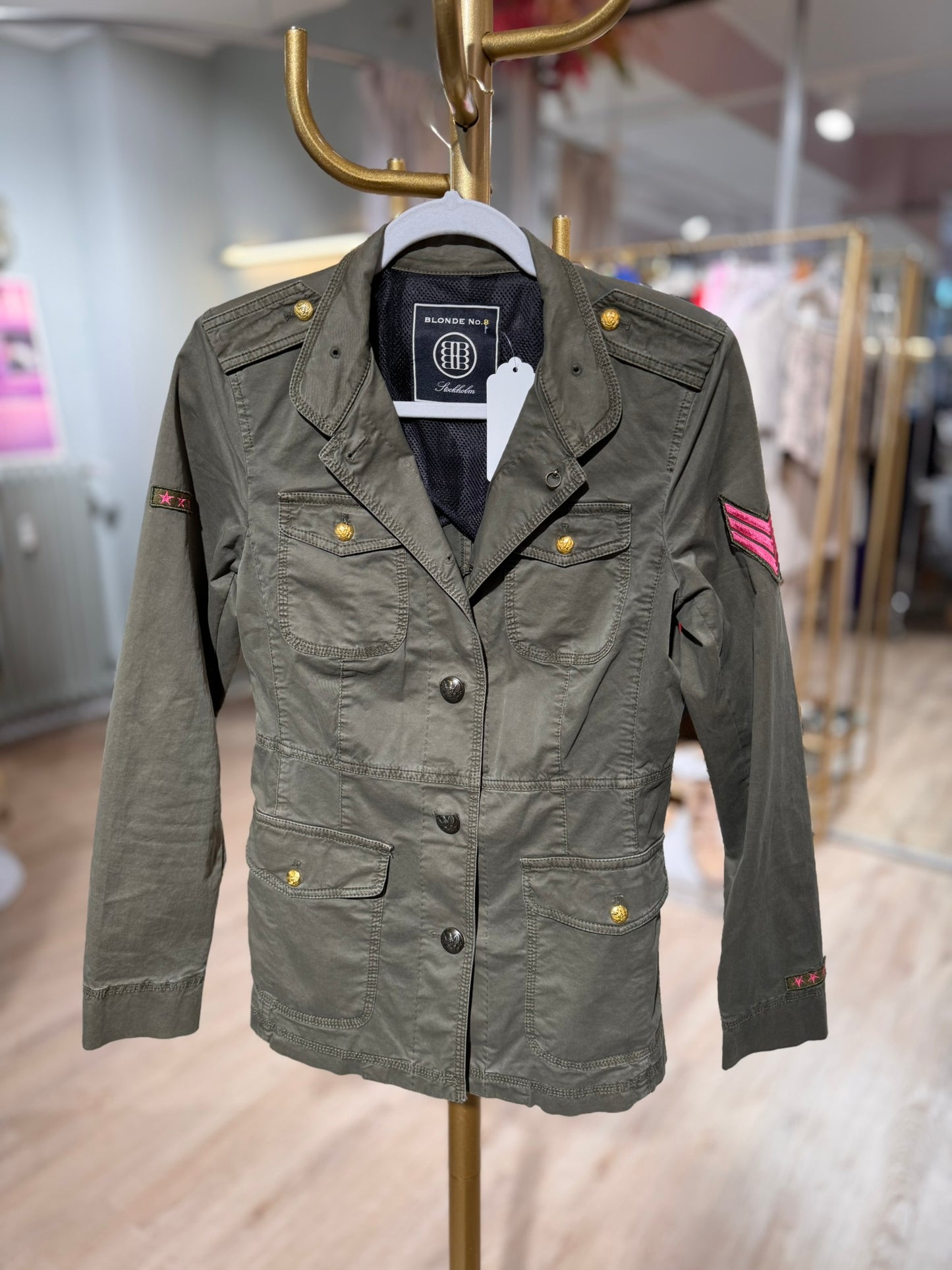 Blond No8 Jacke Military - Größe 36/38